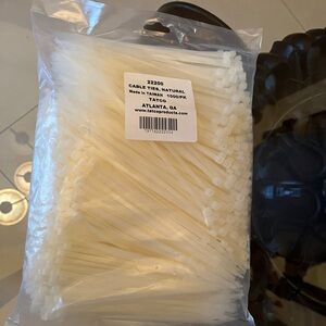 Natural Cable Ties - 1000 Pack
